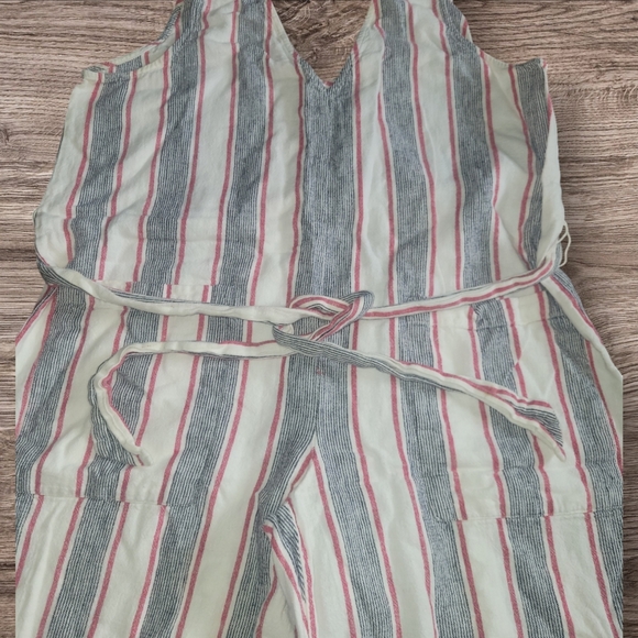 Gap Striped Wide Leg Sleeveless Jumper Women's Size Large - Picture 12 of 14